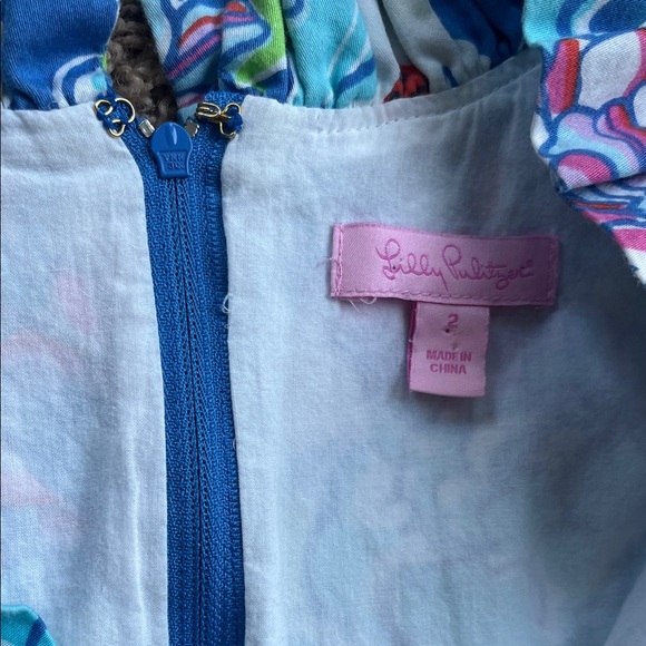 Lilly Pulitzer Blue and Pink Floral Mini Dress - Picture 4 of 9